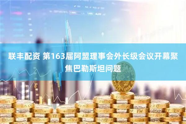 联丰配资 第163届阿盟理事会外长级会议开幕聚焦巴勒斯坦问题
