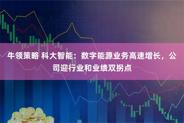 牛领策略 科大智能：数字能源业务高速增长，公司迎行业和业绩双拐点
